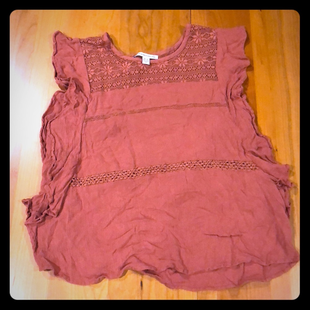 Lace shirt, with frilled sleeves